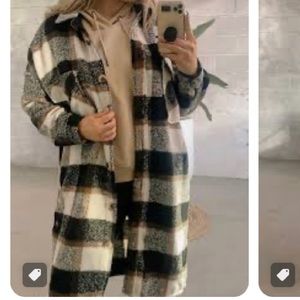 🖤🤍🤎RD Style Plaid Shacket